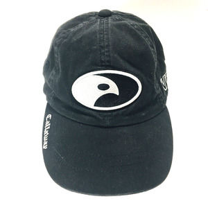 Callaway Big Logo Golf VFT Hat Cap Strap Back Adjust Black White